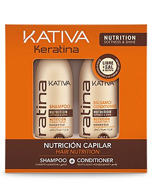 Набор для волос укрепляющий Keratina, Kativa, 2х100 мл. 1