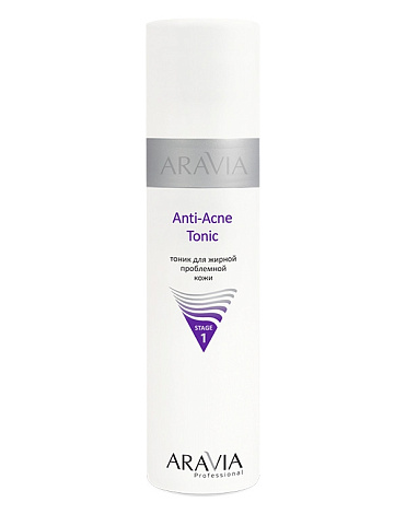 Тоник для жирной проблемной кожи Anti-Acne Tonic ARAVIA Professional, 250 мл 1